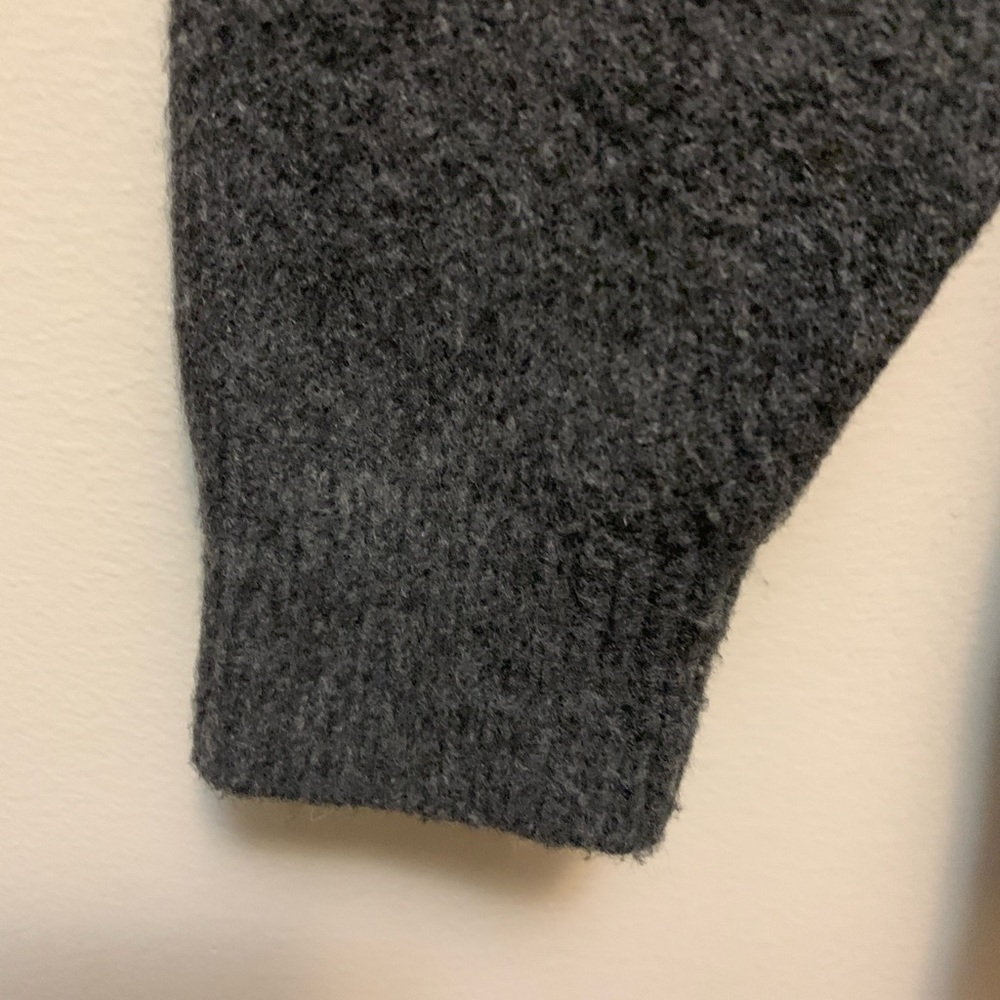 Zara Man Oversized Charcoal Soft Knit Cardigan - Picture 5 of 6